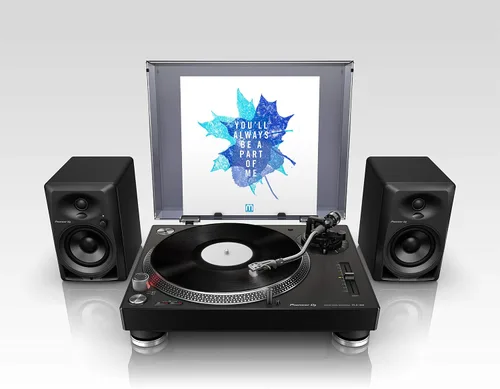 Vista 5 de Pioneer DJ PLX-500 Tocadiscos de alto torque, USB, color negro