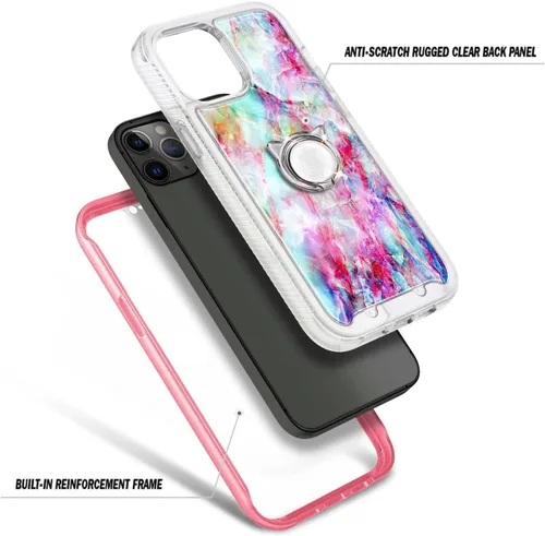 Vista 4 de NGB Supremacy Funda 3 en 1 para iPhone 11 Pro Max, protección de cuerpo completo con protector de pantalla integrado, protector de lente de cámara