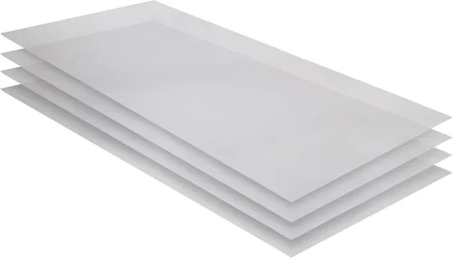 Vista 10 de RESILIA Juego de revestimientos industriales para estantes de alambre, 1 paquete, forros impermeables resistentes de 24 x 48 pulgadas, cubiertas