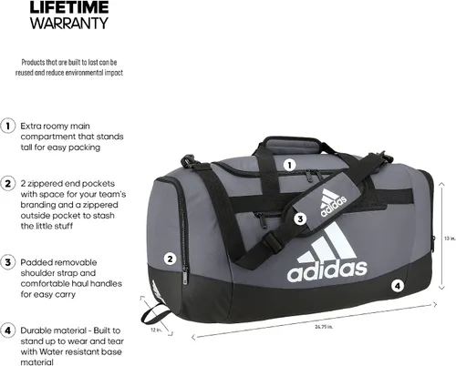 Vista 2 de adidas Defender 4 Medium Duffel Bag