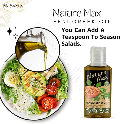 Vista 8 de bonballoon Nature Mix Aceite de fenogreco Aceites esenciales Orgánico Natural Sin diluir Puro para el crecimiento del cabello Cuidado de la salud