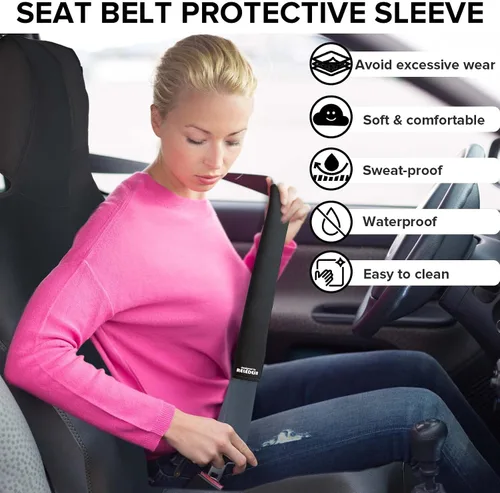 Vista 4 de Fundas de asiento para Tesla Model Y, protector de asiento delantero de automóvil de neopreno impermeable ampliado mejorado para Tesla Model 3 S X