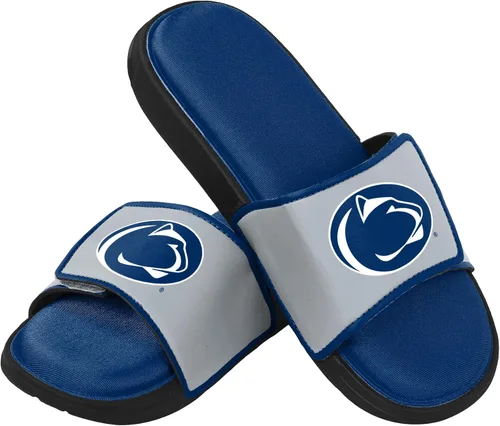 Vista 242 de FOCO Sandalias deportivas de espuma para ducha con logotipo de equipo universitario de la NCAA para hombre