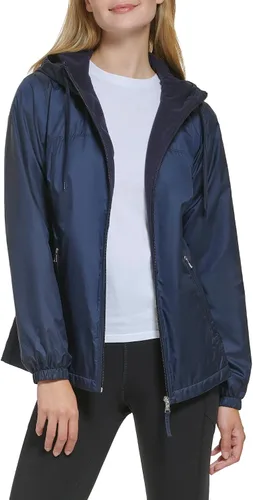 Vista 2 de Calvin Klein Cortavientos frontal con cremallera para mujer