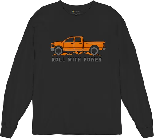 Vista 129 de Tee Hunt Camisetas gráficas y camisetas sin mangas para hombre Roll with Power Pickup Truck
