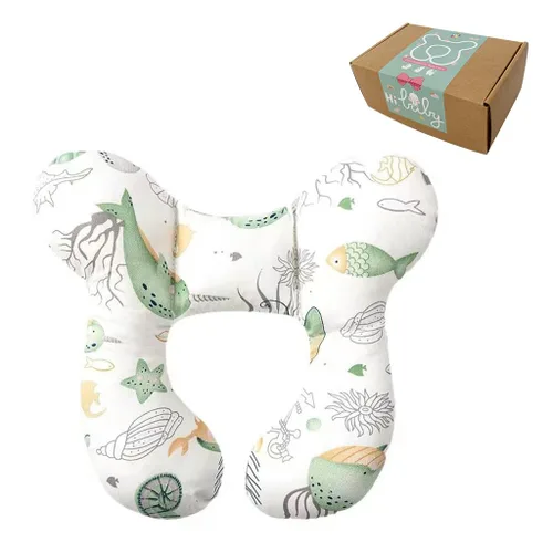 Vista 8 de Almohada para reposacabezas de bebé para cochecito de bebé, almohadas de apoyo para el cuello de dibujos animados para bebés, cojín de protección