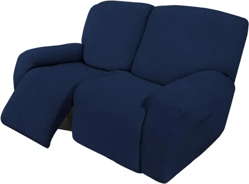 Vista 129 de Easy-Going Funda Elástica para Sofá Reclinable Cobertor de Sofá 4 Piezas Protector de Muebles Sofá Suave con Fondo Elástico Poliéster Spandex Tela