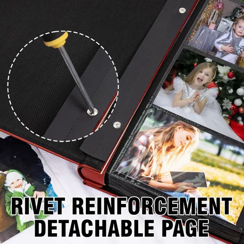 Vista 6 de Álbum de fotos 4x6 600 fotos, funda de piel de gran capacidad extra, contiene 600 imágenes horizontales y verticales de 4x6, regalo conmemorativo