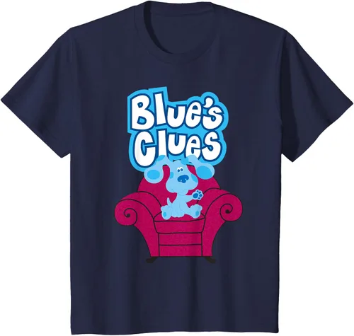 Vista 61 de Camiseta Blue's Clues On Red Sofa Negro