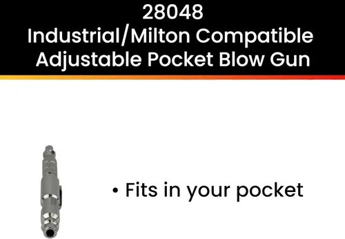 Vista 3 de Hot Max 28048 - Pistola de soplado de bolsillo ajustable industrial compatible con Milton