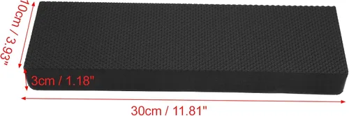 Vista 3 de X AUTOHAUX 2 unids 11.8x3.9x1.2 in coche garaje pared guardia puerta parachoques protector anti colisión impermeable espuma para almacén garaje