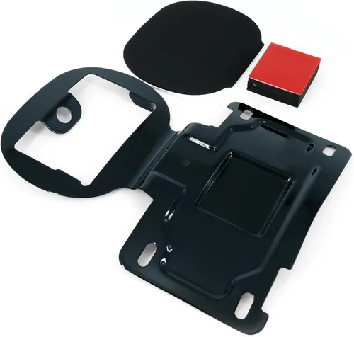Vista 5 de Americruise - Soporte para placa de motocicleta compatible con Harley CVO Electra Road Glide FLHTKSE FLHTCU FLHTCUL FLHTKL FLTRUSE (negro)