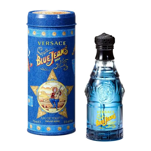 Vista 2 de Versace Blue Jeans - Eau de Toilette en espray para hombre, 2.5 onzas