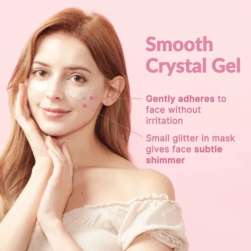 Vista 4 de LALARECIPE Glow Face Moisture Mask - Hidrogel facial hidratante y refrescante con 8 ácidos hialurónicos, sandía y péptidos, cuidado de la piel