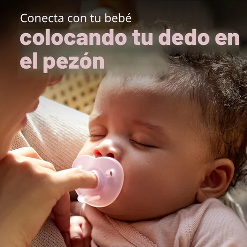 Vista 4 de Philips AVENT SCF099/41 - Chupón de corazón, azul/azul claro, 0 a 3 meses, paquete de 4