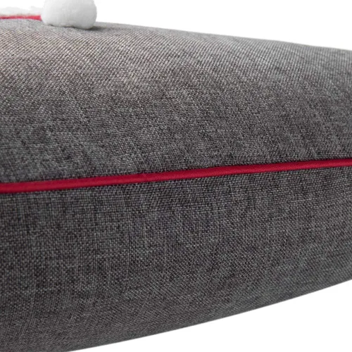 Vista 6 de KINGROSE Funda de almohada decorativa con apliques de nieve navideña, funda de almohada cuadrada para sofá, cama, sala de estar, sofá, silla