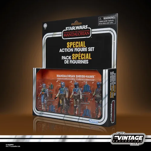 Vista 8 de STAR WARS The Vintage Collection Mandalorian Shriek-Hawk, The Mandalorian 3.75 pulgadas coleccionable paquete de 4 (exclusivo de Amazon)