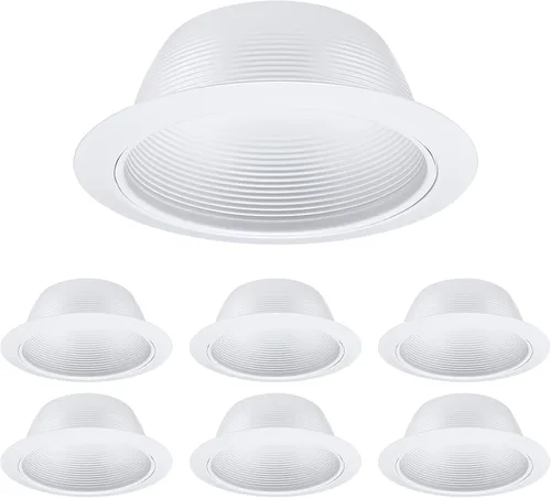 Vista 14 de TORCHSTAR 6 Inch Recessed Light Trim, White Blanco