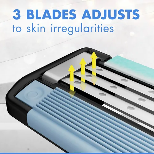 Vista 3 de Gillette Mach3 Maquinillas de afeitar desechables para hombre, 3