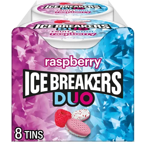 Vista 10 de ICE BREAKERS Duo Fruit Plus - Pucks de mentas sin azúcar con sabor a cereza fresca, 1.3 onzas (8 unidades)