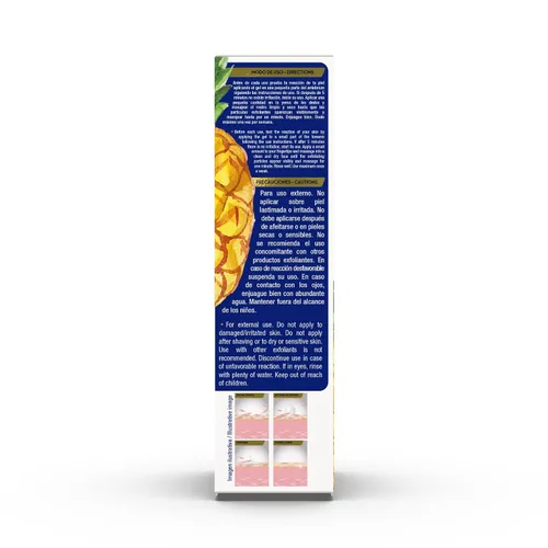 Vista 8 de Asepxia Peeling facial, exfoliante facial con enzima natural de piña, no abrasiva, suave, hidratante, limpiadora y exfoliante para el cuidado