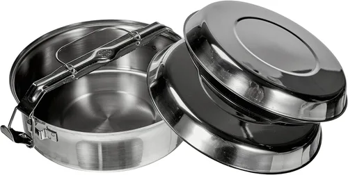 Vista 2 de Ilsa 5041 – Fiambrera de acero inoxidable, plata 6.3 in plata metalizada