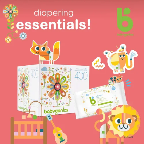 Vista 4 de Babyganics Toallitas para bebés, 80 CT