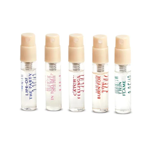 Vista 2 de 5 SENS Discovery Kit - Eau de Parfum Travel Spray Set: In Too Deep, Catch Feelings, Life of the Party, Twin Flame & Burn For You - Fragancia fina