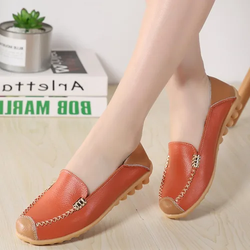 Vista 3 de VenusCelia Mocasines planos cómodos para caminar sobre las nubes para mujer