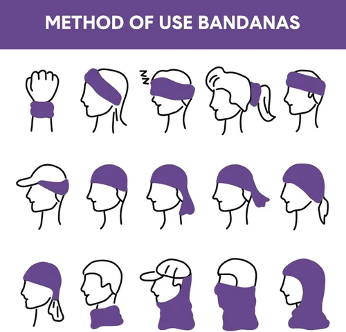Vista 7 de Unittype 36 unidades de polainas para el cuello, bufanda, diadema sin costuras, bandana de tubo sin costuras, pasamontañas, máscara facial