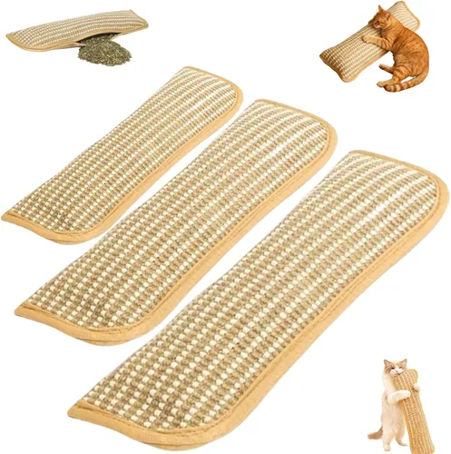 Vista 8 de Catnip Kicker Pillow, Interactive Catnip Chew Toy, Catnips Pillow, Soft Sisal, Scratch and Bite Resistant for Teething Play & Stress Relief (L)