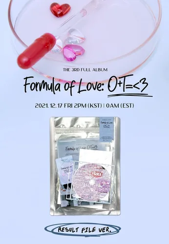 Vista 2 de JYP Ent. Twice - Formular of Love: O+T = <3 [Archivo de resultados ver.] (3er álbum completo) Álbum+CulturaRegalo coreano