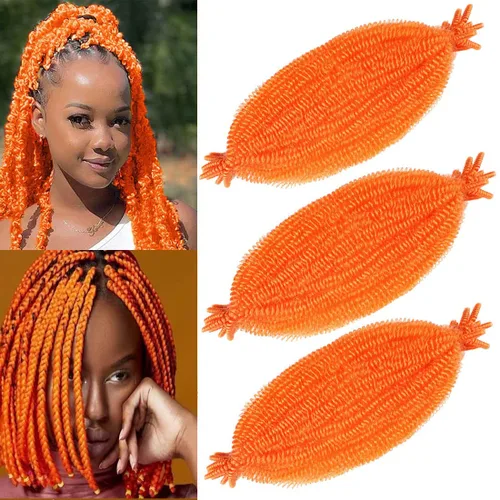 Vista 30 de Trenzas Afro Twist de 12 pulgadas - Cabello trenzado al crochet estilo Afro (12 pulgadas (Paquete de 3), 30#)