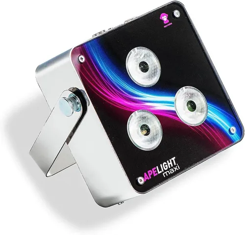 Vista 20 de Ape Labs Maxi Juego de 2 luces verticales inteligentes profesionales de fabricación alemana, 45 vatios RGBW LED Par, funciona con pilas con DMX