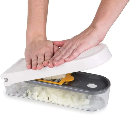 Vista 2 de Prepworks de Progressive Dicer Spiralizer Veggie Chopper, Blanco