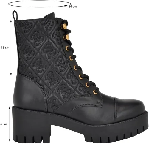 Vista 5 de GUESS Botas de combate Watie para mujer