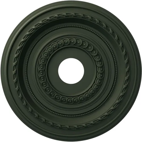Vista 151 de Ekena Millwork CMP10CO Cole Medallón de techo de PVC termoformado (se adapta a toldos de hasta 4 1/4"), 10 "OD x 3 1/2" ID x 3/4" P