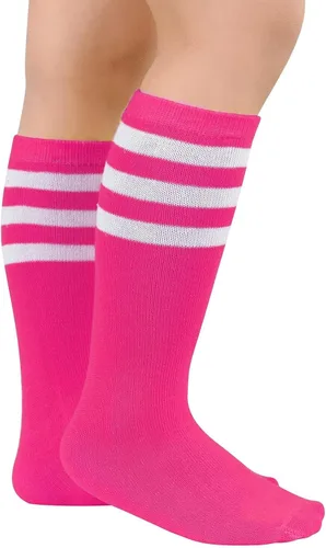 Vista 2 de Century Star Calcetines de fútbol para niñas y niños, calcetines de béisbol para jóvenes, calcetines de sóftbol para niños, calcetines deportivos