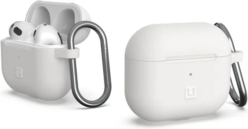 Vista 10 de UAG - Funda diseñada para AirPods (3ª generación 2021) Metropolis Ballistic ARMR Olive Drab, funda protectora resistente compatible con carga
