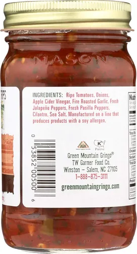 Vista 3 de Green Mountain Gringo Salsa de ajo asado (frascos de 16 onzas) paquete de 2