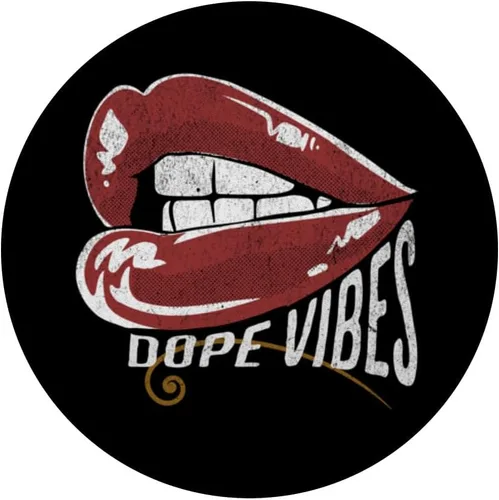 Vista 3 de Red Lips Dope Vibes Sexy Sassy Runway Moda PopSockets intercambiables PopGrip