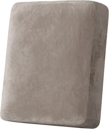 Vista 99 de H.VERSAILTEX Funda de cojín elástica de terciopelo para sofá, funda de cojín de felpa para cojines de silla, protector de muebles, cojín de asiento