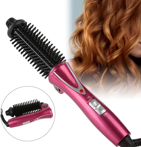 Vista 3 de Herramienta eléctrica para peinar el cabello: peine plegable para viajes, salón y uso doméstico