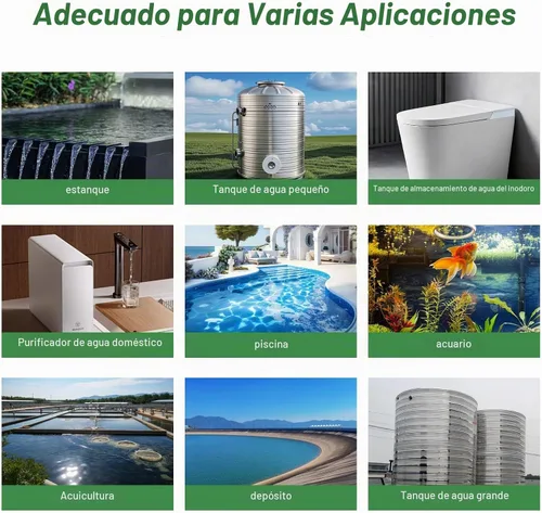 Vista 8 de Válvula de flotador de 1/2 pulgada, 2 válvulas de flotador de latón con brazo ajustable, tanque de agua, interruptor de válvula de flotador