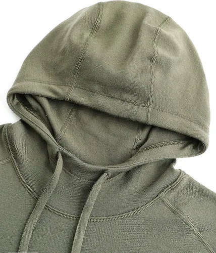 Vista 3 de Lichenland Sudadera con capucha de lana merino para hombre