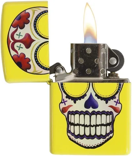 Vista 3 de Encendedor Zippo del Día de los Muertos