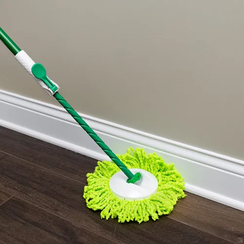 Vista 8 de Libman Lightning Spin Mop System Plus 1 cabezal de repuesto Trapeador y balde con juego de escurridor Trapeador de piso Trapeador giratorio