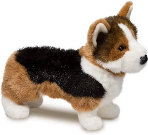 Vista 2 de Douglas Kirby Peluche de Perro Corgi Tricolor Animal de Peluche