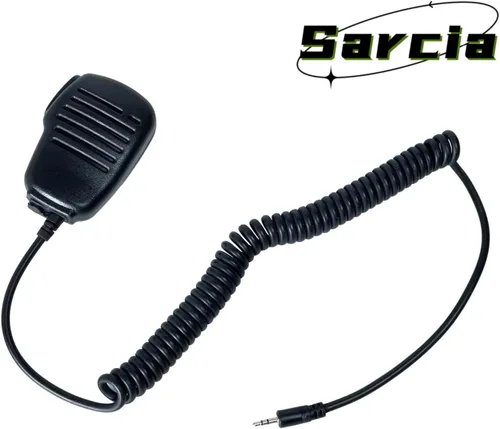 Vista 8 de Micrófono de altavoz de 1 pin de 0.098 in para radio de dos vías Cobra Walkie Talkie