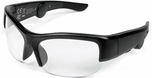 Vista 8 de 5BC gafas de seguridad Bluetooth para trabajo, audio inteligente, gafas con auriculares y micrófono, lente transparente